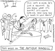 antique roadshow squirrel cartoon 1118